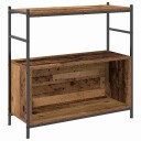 Bokskap Røkt Eik 80x30x78,5 cm Konstruert Tre