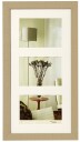 Walther Home HO338C bilderamme 3x 13x18cm Beige/brunt tre