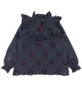 Soft Genser   Gaxine   Anthracite m. Blomster   Soft   6 år 116   Genser   Blå