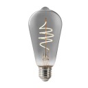 Smartpære E27 4,7W 1800 Kelvin 100 Lumen 64 mm Røykfarget