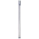 vidaXL Hagevannsøyle 60 cm rustfritt stål rund