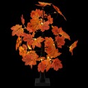 vidaXL LED-lønnetre 2 stk. Brun 58 cm Plast 48 LED-lys