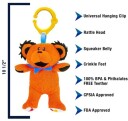 Daphyl Grateful Dead Dancing Bear Interactive Plush Orange 78816540