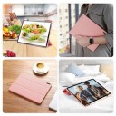iPad Air 13 (2024) Dux Ducis Domo Tri-Fold Smart Folio-etui Rosa