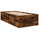  Sengeramme røkt eik 75x190 cm konstruert tre 8721102616211