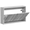 vidaXL Vegghengt skoskap ARNHEM 71 x 17 x 43 cm Konstruert tre