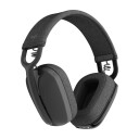 Logitech Zone Vibe Wireless Hodesett Usb-c Via Bluetooth-adapter Microsoft Teams Stereo Grå, Svart