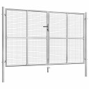 vidaXL Hageport galvanisert stål 306x200 cm sølv