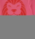 DYR Cph Genser   AnimalRoar   Raspberry Sorbet m. Løve   DYR   8 år (128)   Genser Rosa Rød