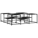  Salongbord svart 121x121x40 cm konstruert tre 8721012341197