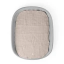 Sebra Topper til Stellepute 2 stk Stelleunderlag i beige muslin