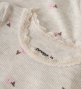 Name It Body I/e   Rib   NbfLaurel   Peyote Melange   Name It   1 år (80)   Langermet Body Beige Hvit