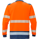 Fristads T-Shirt Långärmad 7724 Thv, Klass 3 Varsel Orange/marinblå 3xl