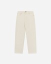 Leroy Twill Pants Off White