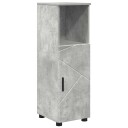  Baderomsskap Betonggrå 30 x 35 x 95 cm Konstruert tre & Metall