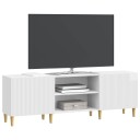  TV skap Høgglans hvit 150 x 31 x 50 cm Konstruert tre