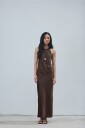 Vila   Maxikjole viRavenna Ankle Dress   Brun