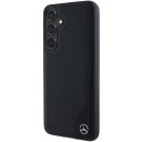 Mercedes Lærveske med MagSafe for Samsung Galaxy S24 Plus - Svart