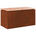 vidaXL Hagebenk Rusten 80 x 40 x 43 cm Cortenstål