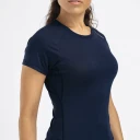 Aclima Women"s Lightwool 140 Trail Tee Navy Blazer L