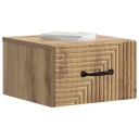  Vegghengt Nattbord Artisan eik 34,5 x 33 x 20 cm Konstruert tre