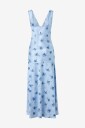 Gina Tricot   Maxikjole Sleeveless Satin Maxi Dress   Blå