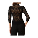Twinset Høy Hals Strikket Topp Dame Svart XS