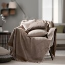 By Borg Cashmere ullpledd 130x200 cm   Toscana Spago naturfarget pledd