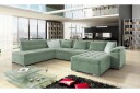 Dynir Sofa med Sjeselong og Divan 4 seter   Lys grønn