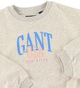 GANT Collegegenser   C hals   Beskåret   Gummi Grey Melange   GANT   16 år 176   Collegegenser   Grå