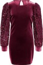 Kids Only Kogconfidence L/S Sequins Dress Jrs   WINETASTING   158 164