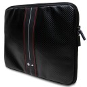BMW 16" Carbon & Red Stripe Laptopveske - Svart
