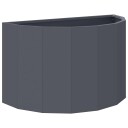 vidaXL Plantekassed Antrasitt 60 x 30 x 35 cm Stål