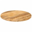  Bordplate Ø 70x2,5 cm rund heltre mango
