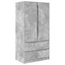  Baderomsskap Betonggrå 79,5 x 49 x 156 cm Konstruert tre