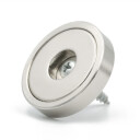 SuperMagneter Kraftig Supermagnet Ø 36x7mm Med Monteringshull   Holdekraft 47 Kg
