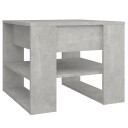  Salongbord betonggrå 55,5x55x45 cm konstruert tre 810912
