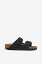 Birkenstock   Sandaler Arizona Syn Leo Black   Svart