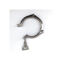 3"  klemme 3-leddet Tri-Clamp rustfritt stål