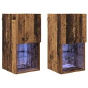  Vegghengte TV skap 2 pcs Gamle tre 30,5 x 30 x 60 cm