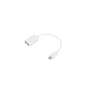 Estore USB Til Micro Kabel Innebygd OTG Adapter Hvit