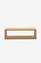 Kave Home   Sofabord massiv eik Maymai 140 x 70 cm   Brun