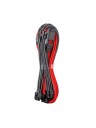 CableMod C-Series Pro ModMesh 12VHPWR - 3x PCI-e - 60cm - Dark Gray and Red
