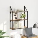  Vegghylle med hylle Gamle tre 60 x 21 x 78,5 cm Konstruert tre