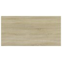  Hylleplater 4 stk sonoma eik 80x40x1,5 cm sponplate