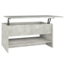 vidaXL Salongbord betonggrå 80x50x40 cm konstruert tre
