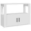 vidaXL Skjenk hvit 80x30x60 cm konstruert tre