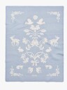 Elodie Teppe Jacquard, Blueberry Blue