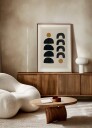 Desert Sun Shapes Plakat / 21x30