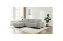 Reclinersofa med hjørne Loft24 Hjørnesofa Loft24 Skaane med elektrisk recliner Grå1 Venstrevendt Manchester  